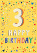 Picture of 3 HAPPY BIRTHDAY CARD